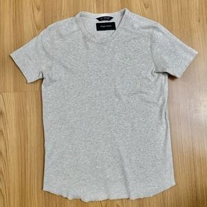 Wings + Horns Men's Crewneck T-Shirt Small Heathered Gray Short Sleeve Casual